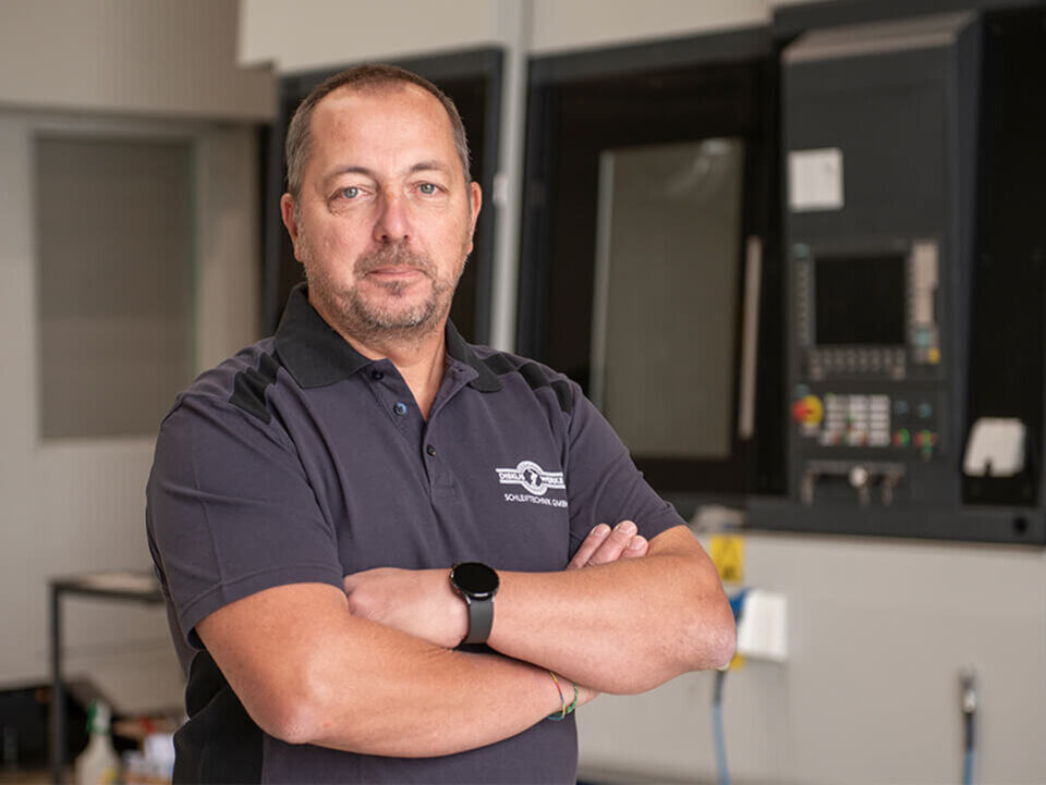 Christofer Botzem von Diskus Werke Schleiftechnik