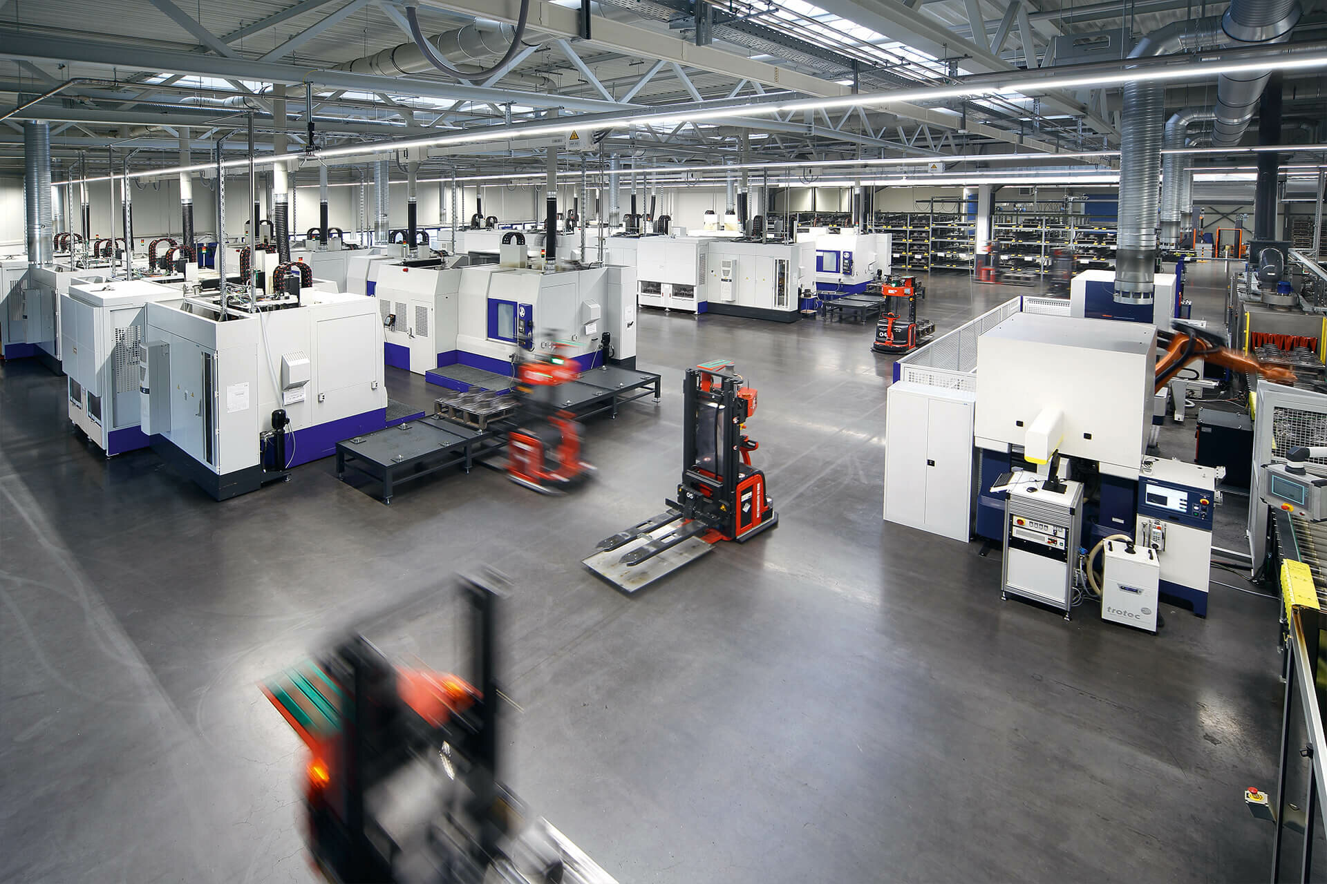 DVS Production South: Produktportfolio Radnabenproduktion Machine integration