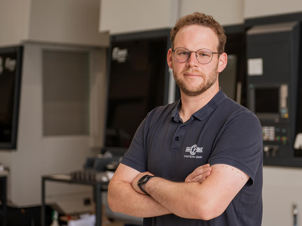 Timo Schreitz von Diskus Werke Schleiftechnik